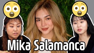 Korean React to Mika Salamanca  Korean knew why she was famous at a glance 😳 [upl. by Ranie]