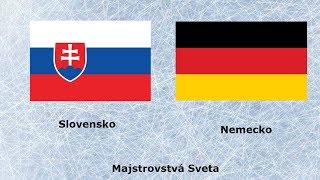 Slovensko VS Nemecko Majstrovstvá Sveta v Hokeji 2019 [upl. by Dranoel]