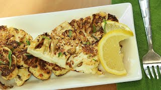 Grilled Cauliflower “Steak” Recipe [upl. by Nabru]