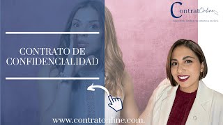 CONTRATO DE CONFIDENCIALIDAD [upl. by Okimat38]