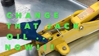 HOW TO CHANGE YOUR JACK OIL EASILY [upl. by Akcinehs]