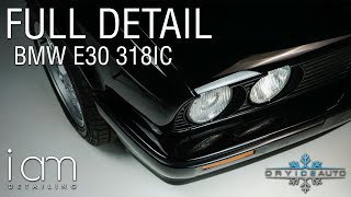 The CLEANEST BMW E30 318ic youll see today AFTER 60HOURS DRY ICE CLEANING with FULL REFRESH DETAIL [upl. by Nemaj]