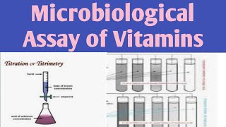 Microbiological assay of Vitamins Titrimitric jitendrapatel assayofvitamins [upl. by Ahseekal]