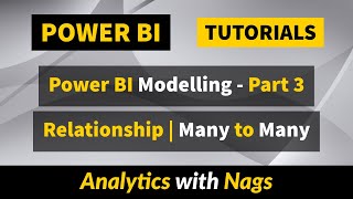 Power BI Modelling  Part 3  Relationship  Many to Many  Power BI Tutorial 4550 [upl. by Caughey194]