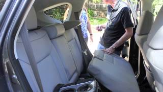 2015 Honda CRV Back Seats Folding [upl. by Jorge]