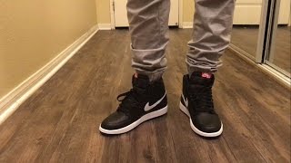 Jordan 1 Premium Essentials  Yin Yang Review w on Feet [upl. by Enilecram311]