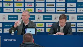 LIVE Pressekonferenz nach dem Spiel der Eisbären gegen die Iserlohn Roosters am 24112024 [upl. by Bagger]