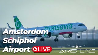 Live post storm Isha breezy arrivals at Amsterdam Schiphol Airport [upl. by Ketty]