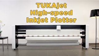 Highspeed Inkjet Plotter  Paper Plotting Demonstration  TUKAjet [upl. by Orozco277]