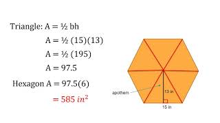 Area of Regular Polygons Deriving the Formula [upl. by Paapanen]