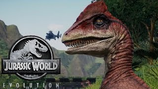 New Footage For Jurassic World Evolution Shows Deinonychus and Ceratosaurus  Jurassic World Game [upl. by Lipski]