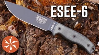 ESEE6 Suvival Fixed Blade Knives On Sale Now at KnifeCentercom [upl. by Nilok]