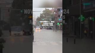 🇪🇸 November 4 2024 Massive floods Castelldefels of the Barcelona Province Spain [upl. by Albarran859]