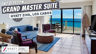 Ocean Front Two Bedroom Grand Master Suite  Hyatt Ziva Los Cabos  Walkthrough Tour amp Review 4K [upl. by Bow]