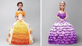 5 Beautiful Disney Princess Cake Decorating  Easy Princess Cake Decoration Ideas  So Yummy Pastry [upl. by Aserej]