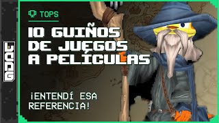 10 VIDEOJUEGOS con REFERENCIAS A PELÍCULAS que NOS SACARON UNA SONRISA [upl. by Lydell]