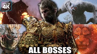 Black Myth Wukong  ALL BOSSES  True Ending With Cutscenes Chinese 4K 60FPS UHD PC [upl. by Gibb]