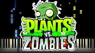 FULL Plants vs Zombies Soundtracks Medley Piano Tutorial Sheet Music  midi [upl. by Ferwerda]