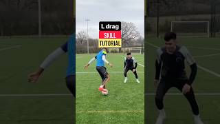 LEARN L DRAG SKILL TUTORIAL🤩ldrag skills tutorial football cr7 neymar messi shorts [upl. by Norek]