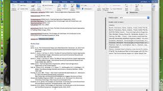 Updating Bibliography in Word [upl. by Cedar]