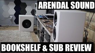 Arendal Sound  1723 THX Bookshelf amp 1961 1V Subwoofer Review [upl. by Williams]