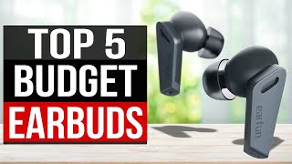 TOP 5 Best Budget Wireless Earbuds 2022 [upl. by Desai]