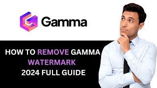 HOW TO REMOVE WATERMARK ON GAMMA AI  QUICK TUTORIAL [upl. by Pinsky]