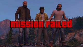 GTA 5 ways to fail mission 57 The Third Way Ending C [upl. by Yelahc]