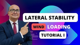 25 Lateral stability Tutorial – I Wind Loading Worked Example Eurocode 3 Steel Design series [upl. by Aifos]