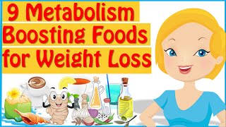 9 Metabolism Boosting Foods Metabolism Boosters [upl. by Akiemat]