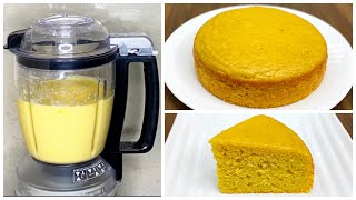 Orange Cake in Blender  Orange Sponge Cake Recipe  Orange Cake Without Oven [upl. by Verner]