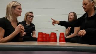 Cup stacking team building exercise [upl. by Adnir]