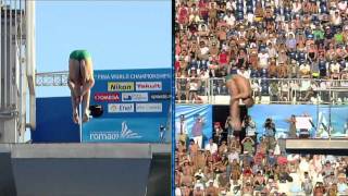 FINA 2009 World Championships  Mens 10M Finals [upl. by Ahsitram]