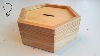 How to Make a Simple Money Box [upl. by Etterb]