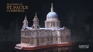 St Pauls Cathedral CubicFun 3D Puzzle Assembling [upl. by Rollin]