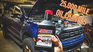 How to Change the Oil on a 20192021 Ford Ranger AMSOIL OIL CHANGE [upl. by Naahs720]