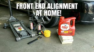 Doing A Front End Alignment At Home [upl. by Anaert264]