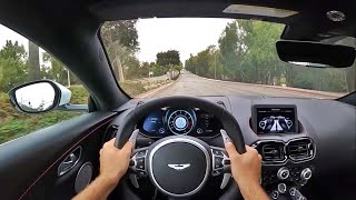 2020 Aston Martin Vantage POV Test Drive 3D AudioASMR [upl. by Salena722]