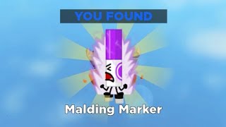 How to get MALDING marker in FIND THE MARKERS Roblox  Updated 2025 [upl. by Pernick]