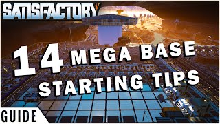 14 Mega Factory Starting Tips  Satisfactory Game [upl. by Nosimaj]