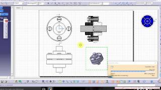 Drafting in catia tutorial [upl. by Pietrek254]