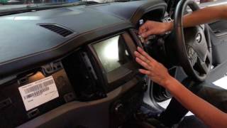 Ford Ranger 2017 Wildtrak  SYNC 3 interface installation [upl. by Notsniw]