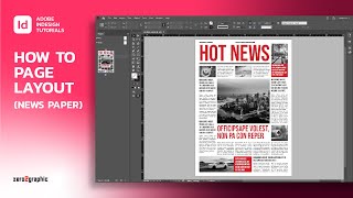 How to Create Page layout Design News Paper in Adobe Indesign CC [upl. by Zuliram]