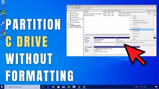 How to Partition C Drive on Windows 10 Without Formatting [upl. by Ntsud]