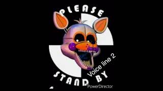 Lolbit Voice Lines FNAF UCN  Fanmade [upl. by Adnoryt]