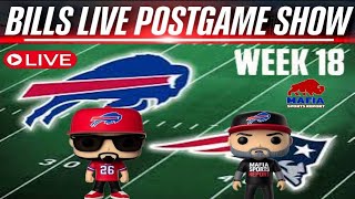 Bills vs Patriots  Live Postgame Show  Week 18 [upl. by Llenet]