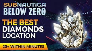 Best Diamonds Location  SUBNAUTICA BELOW ZERO [upl. by Eugirne]