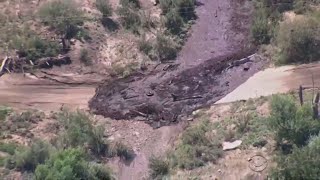 Flash floods tear across Arizona desert [upl. by Iluj190]