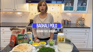 How to Make Baghali Polo Persian Fava Bean and Dill Specialty Rice [upl. by Friedberg]