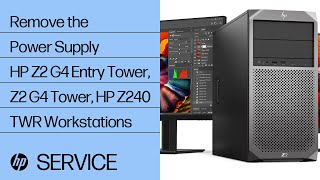 Remove the Power Supply  HP Z2 G4 Entry Tower Z2 G4 Tower and HP Z240 TWR Workstations  HP [upl. by Dmitri]